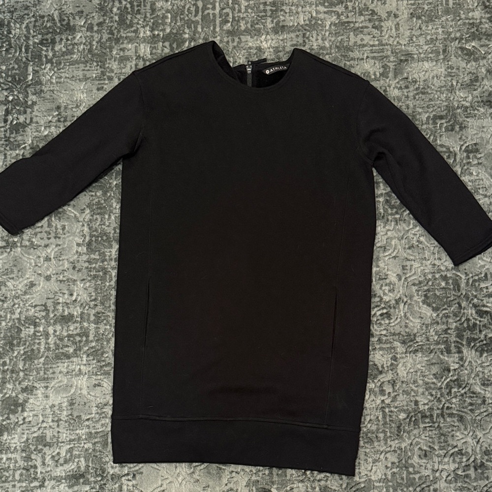 Athleta Cozy Karma Sweater back zip Dress